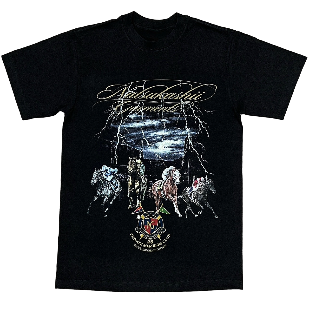 Natsukashii Sports Horse Racing Tee